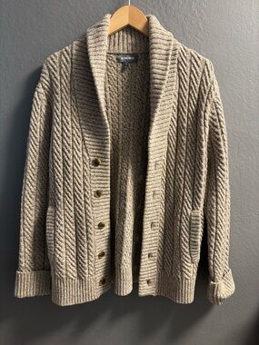 Bonobos button down Shawl knit Cardigan men’s small